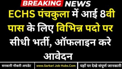 ECHS Chandimandir Vacancy 2026