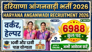 Haryana Anganwadi Vacancy 2026